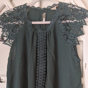 Dark Green Blouse